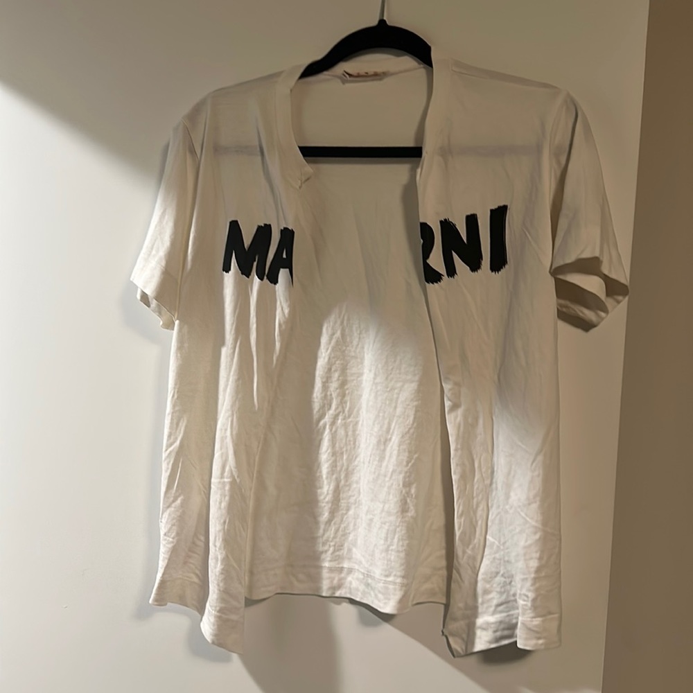 Marni logo t shirt